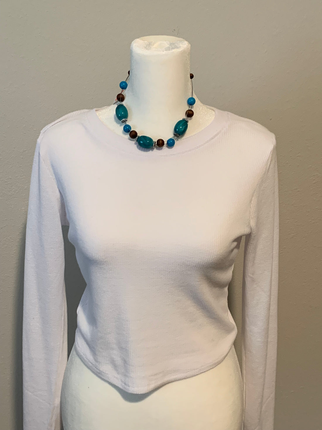 CROP TOP THERMAL - WHITE