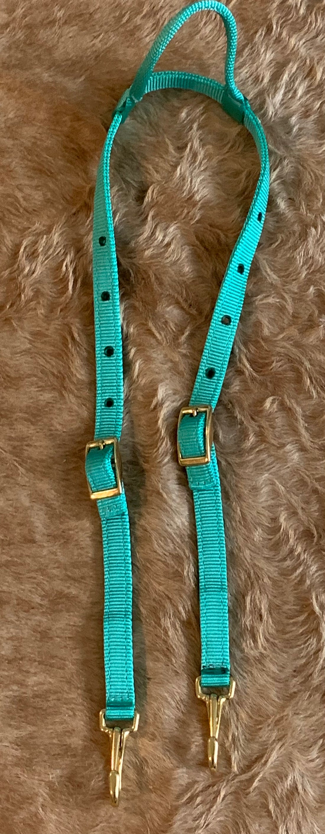 One Ear Nylon Headstall with Clip Ends - MINT