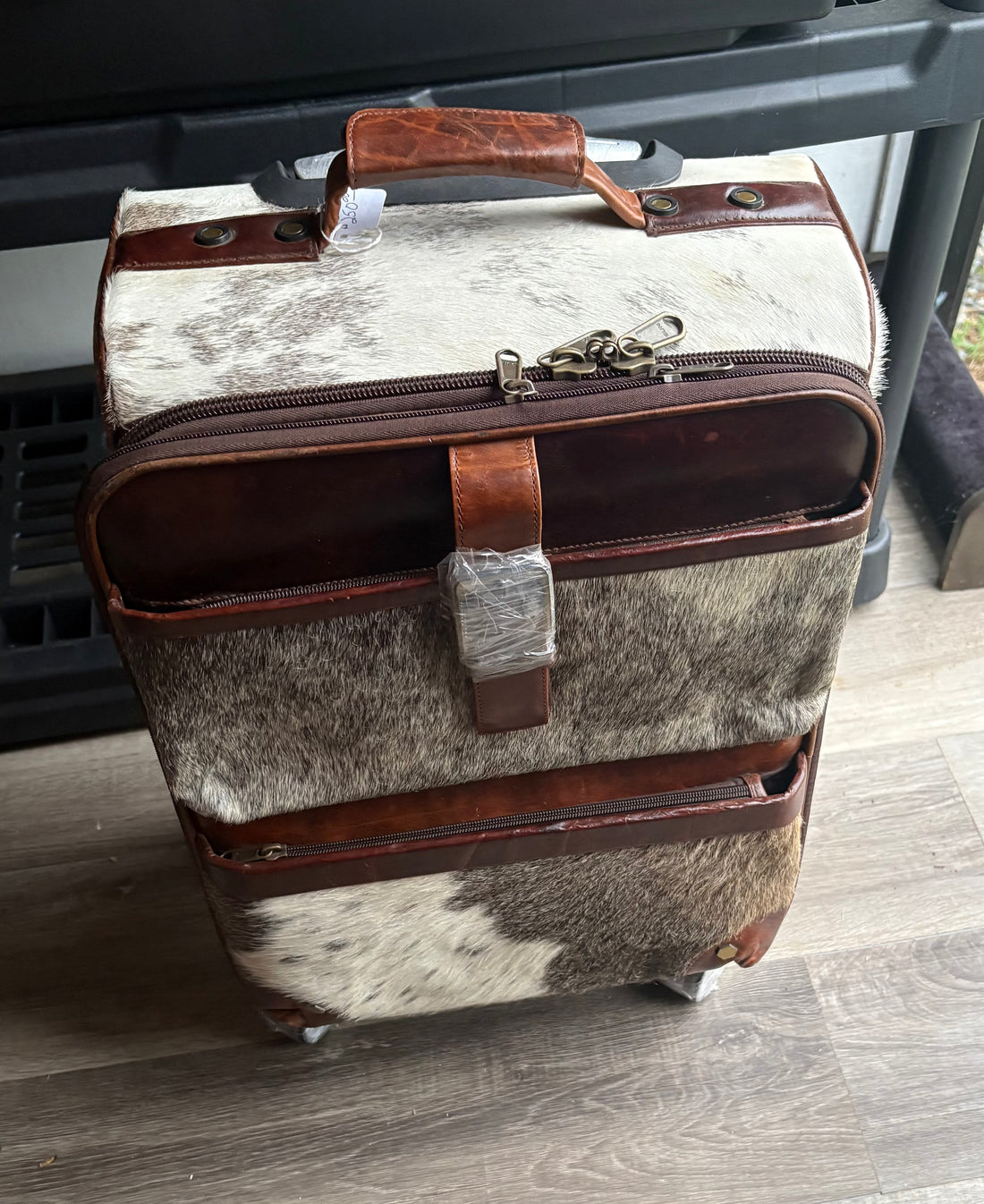 COWHIDE SUITCASE