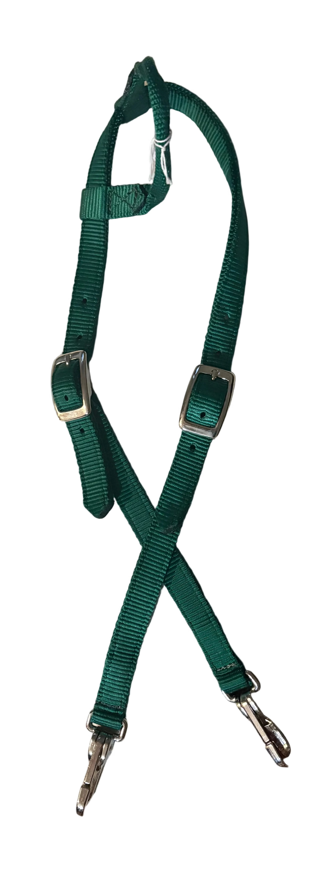 One Ear Headstall/clips - HUNTER GREEN