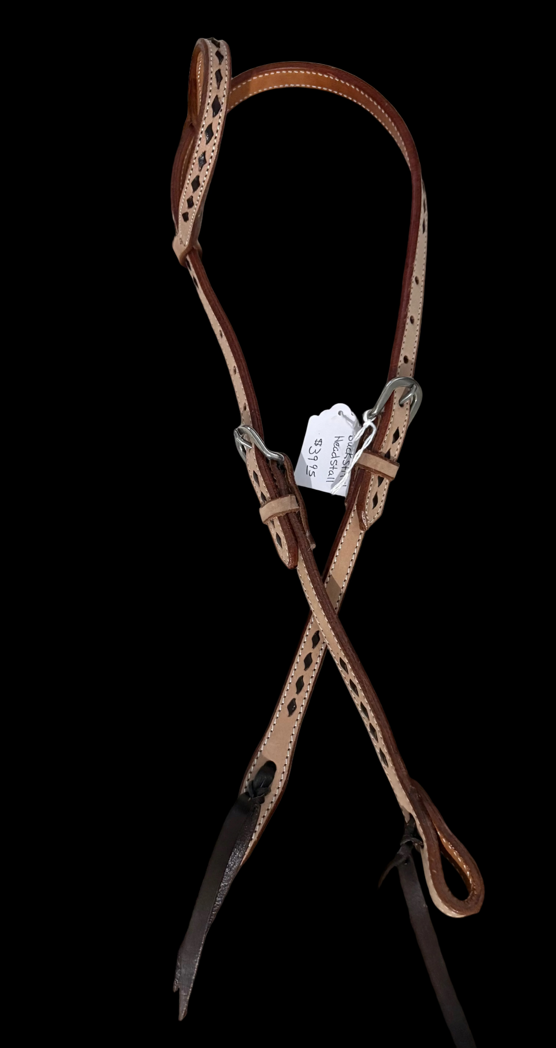 ONE EAR BROWN BUCKSTICH HEADSTALL